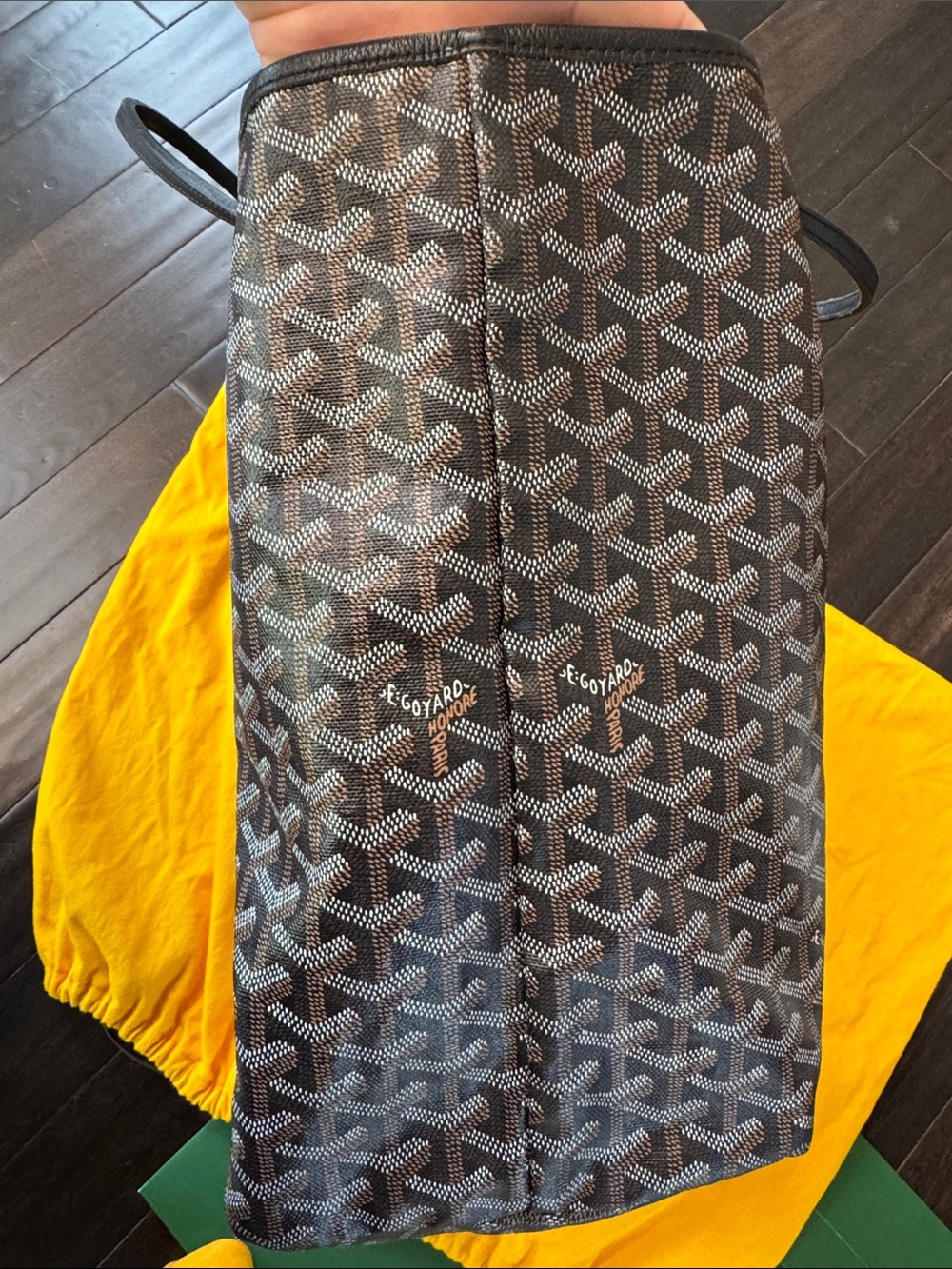 Goyard Saint Louis GM Black Tote + Pouch Large - Picture 4 of 17